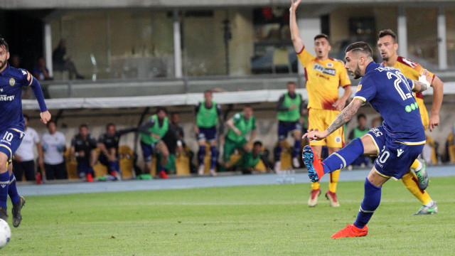 HELLAS VERONA-CITTADELLA 02-06-2019 GOL DI MATTIA ZACCAGNI. SILPRESS