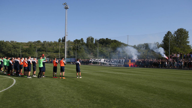 HELLAS VERONA 01-06-2019 I GIOCATORI RINGRAZIANO I TIFOSI. SILPRESS