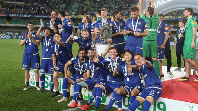 HELLAS VERONA-CITTADELLA 02-06-2019 ESULTANZA PER LA PROMOZIONE IN A. SILPRESS