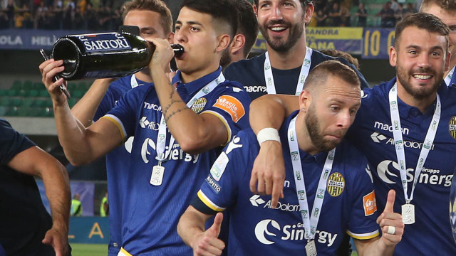 HELLAS VERONA-CITTADELLA 02-06-2019 ESULTANZA PER LA PROMOZIONE IN A. SILPRESS