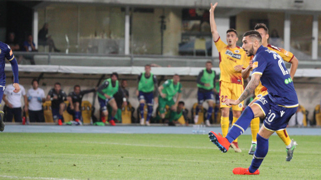 HELLAS VERONA-CITTADELLA 02-06-2019 GOL DI MATTIA ZACCAGNI. SILPRESS