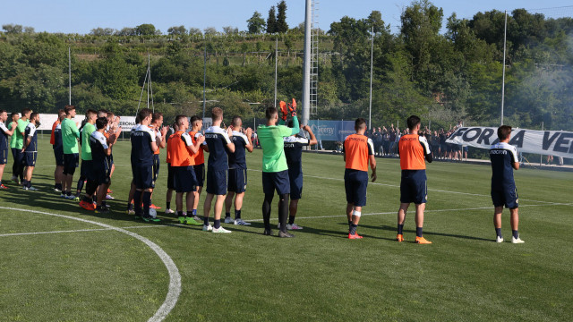 HELLAS VERONA 01-06-2019 I GIOCATORI RINGRAZIANO I TIFOSI. SILPRESS