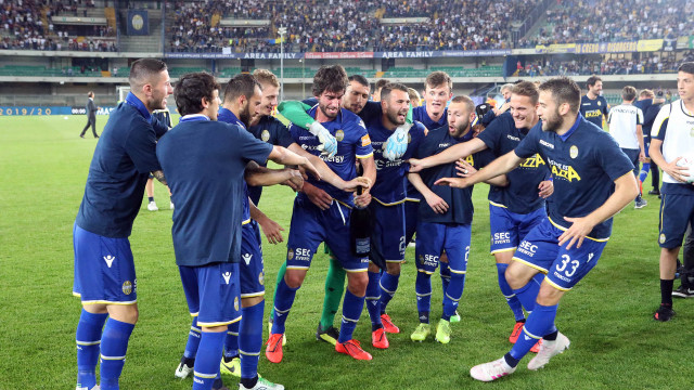 HELLAS VERONA-CITTADELLA 02-06-2019 ESULTANZA PER LA PROMOZIONE IN A. SILPRESS