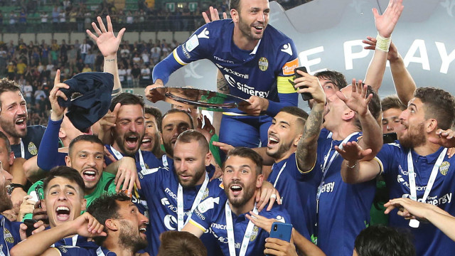 HELLAS VERONA-CITTADELLA 02-06-2019 ESULTANZA PER LA PROMOZIONE IN A. SILPRESS