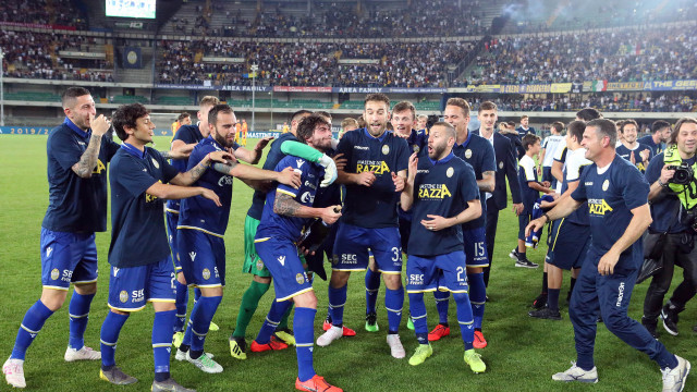 HELLAS VERONA-CITTADELLA 02-06-2019 ESULTANZA PER LA PROMOZIONE IN A. SILPRESS
