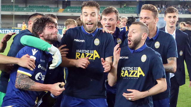 HELLAS VERONA-CITTADELLA 02-06-2019 ESULTANZA PER LA PROMOZIONE IN A. SILPRESS