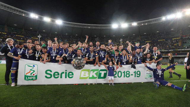 HELLAS VERONA-CITTADELLA 02-06-2019 ESULTANZA PER LA PROMOZIONE IN SERIE A. SILPRESS