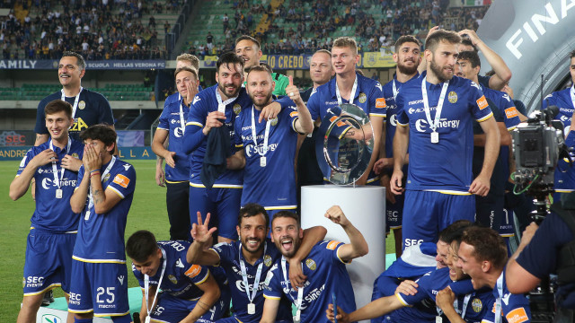 HELLAS VERONA-CITTADELLA 02-06-2019 ESULTANZA PER LA PROMOZIONE IN A. SILPRESS