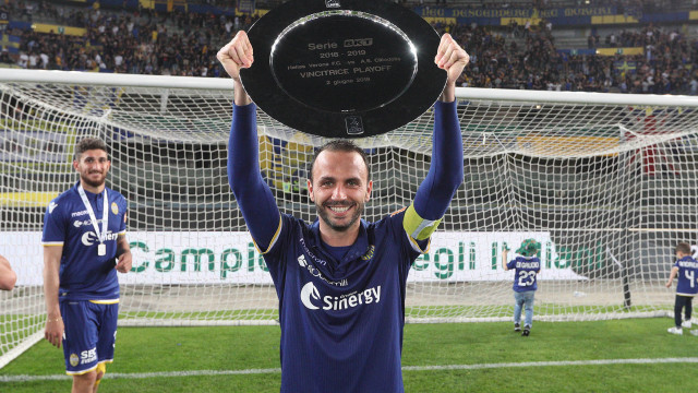 HELLAS VERONA-CITTADELLA 02-06-2019 GIAMPAOLO PAZZINI ESULTA. SILPRESS