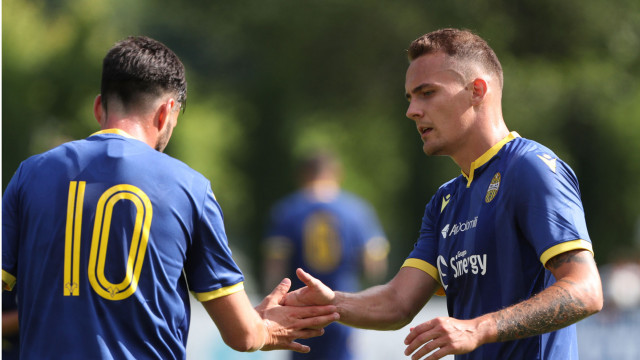 HELLAS VERONA-PRIMIERO. AMICHEVOLE 14-07-2019. ESULTANZA SILPRESS