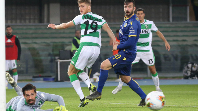 HELLAS VERONA-SASSUOLO 25-10-2019. SAMUEL DI CARMINE. SILPRESS
