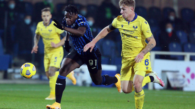 Foto Mariani- Moroni - Silpress 28.11 2020, Campionato Serie A Tim 2020 - 21 Gewiss Stadium 9 Giornata - Atalanta / Hellas Verona - nella foto , DUVAN ZAPATA