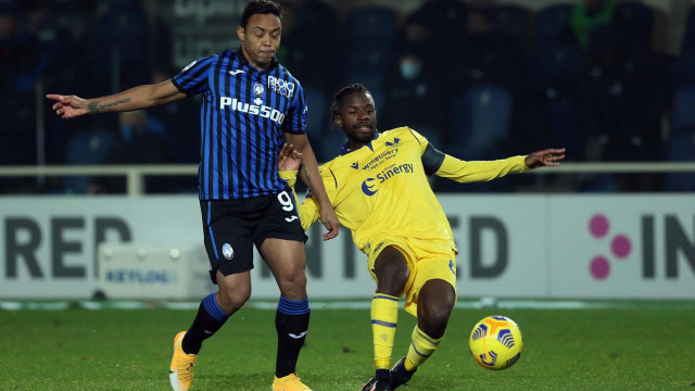 Foto Mariani- Moroni - Silpress 28.11 2020, Campionato Serie A Tim 2020 - 21 Gewiss Stadium 9 Giornata - Atalanta / Hellas Verona - nella foto , JOSE PALOMINO