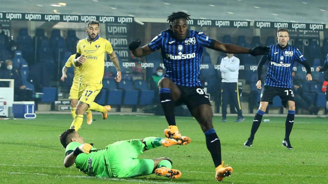 Foto Mariani- Moroni - Silpress 28.11 2020, Campionato Serie A Tim 2020 - 21 Gewiss Stadium 9 Giornata - Atalanta / Hellas Verona - nella foto , DUVAN ZAPATA
