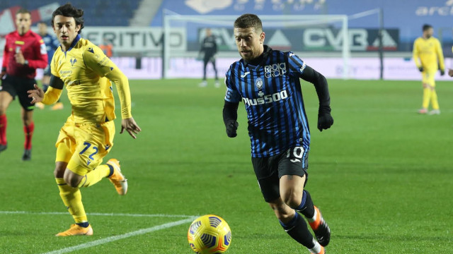 Foto Mariani- Moroni - Silpress 28.11 2020, Campionato Serie A Tim 2020 - 21 Gewiss Stadium 9 Giornata - Atalanta / Hellas Verona - nella foto , DARIO ALEJANDRO GOMEZ