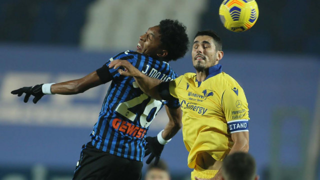 Foto Mariani- Moroni - Silpress 28.11 2020, Campionato Serie A Tim 2020 - 21 Gewiss Stadium 9 Giornata - Atalanta / Hellas Verona - nella foto , JOHAN MOJICA