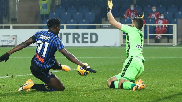 Foto Mariani- Moroni - Silpress 28.11 2020, Campionato Serie A Tim 2020 - 21 Gewiss Stadium 9 Giornata - Atalanta / Hellas Verona - nella foto , DUVAN ZAPATA