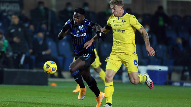 Foto Mariani- Moroni - Silpress 28.11 2020, Campionato Serie A Tim 2020 - 21 Gewiss Stadium 9 Giornata - Atalanta / Hellas Verona - nella foto , DUVAN ZAPATA