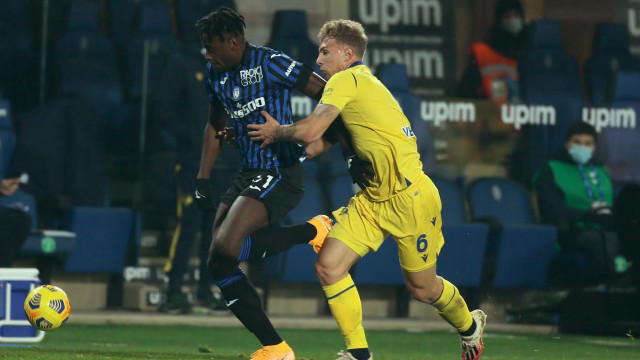 Foto Mariani- Moroni - Silpress 28.11 2020, Campionato Serie A Tim 2020 - 21 Gewiss Stadium 9 Giornata - Atalanta / Hellas Verona - nella foto , DUVAN ZAPATA