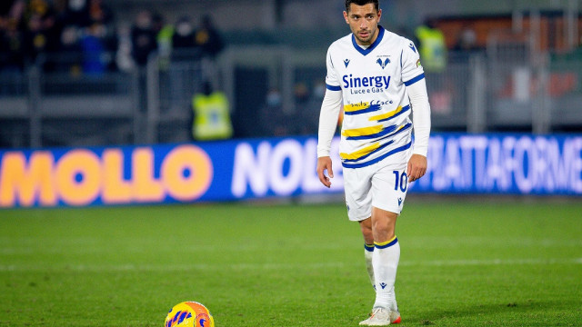 Photo LiveMedia/Ettore Griffoni
Venice, Italy, December 05, 2021, italian soccer Serie A match
Venezia FC vs Hellas Verona FC
Image shows:
Verona's Giancluca Caprari
LiveMedia - World Copyright