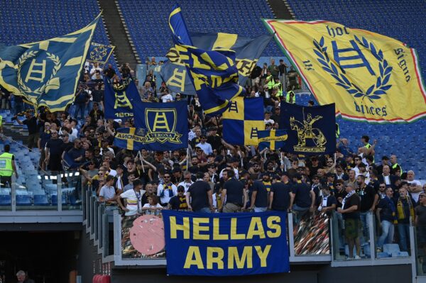 As Roma 28/09/2025 - campionato di calcio serie A / Roma-Hellas Verona / foto Antonello Sammarco/Image Sport
nella foto: tifosi Hellas Verona