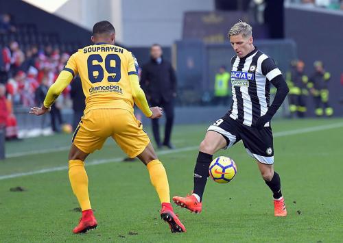 UDINESE-VERONA 23-12-2017 SAMUEL SOUPRAYEN. SILPRESS