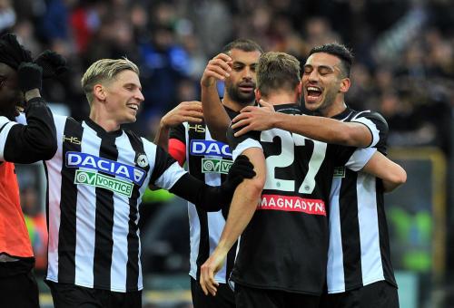 UDINESE-VERONA 23-12-2017 ESULTANZA UDINESE. SILPRESS
