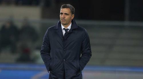HELLAS  VERONA  /  BOLOGNA  20 -11- 2017 CAMPIONATO SERIE A TIM 2017 -18 SILVER PRESS  PH ALBERTO MARIANI . NELLA FOTO - FABIO PECCHIA ALLENATORE HELLAS  VERONA