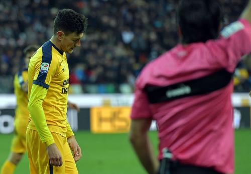 UDINESE-VERONA 23-12-2017 DELUSIONE VERONA. SILPRESS