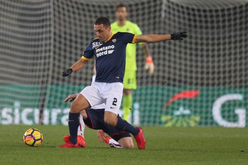 HELLAS  VERONA  /  BOLOGNA  20 -11- 2017 CAMPIONATO SERIE A TIM 2017 -18 SILVER PRESS  PH ALBERTO MARIANI . NELLA FOTO -  ANDRADE NICOLAS ROMULO