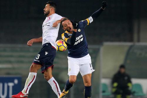 HELLAS  VERONA  /  BOLOGNA  20 -11- 2017 CAMPIONATO SERIE A TIM 2017 -18 SILVER PRESS  PH ALBERTO MARIANI . NELLA FOTO - GIANPAOLO PAZZINI