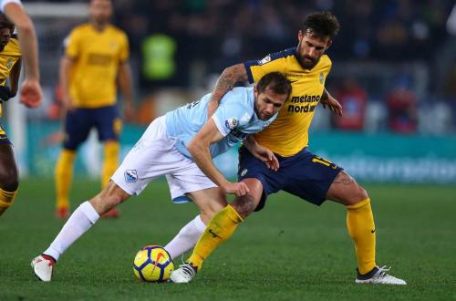 LAZIO-VERONA 19-02-2018 ANTONIO  CARACCIOLO E LULIC. SILPRESS