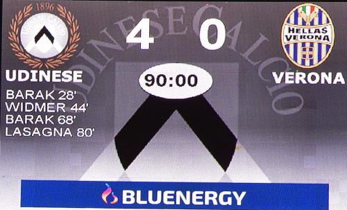 UDINESE-VERONA 23-12-2017 RISULTATO FINALE. SILPRESS