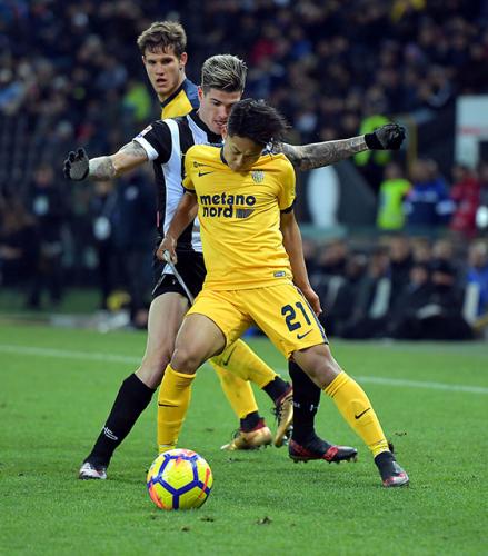 UDINESE-VERONA 23-12-2017  SEUNG-WOO LEE. SILPRESS