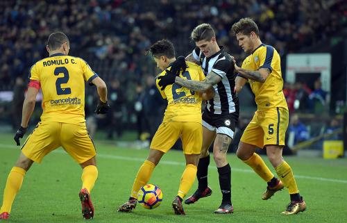 UDINESE-VERONA 23-12-2017 ROMULO. LEE E BRUNO ZUCULINI. SILPRESS