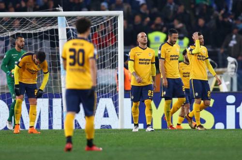 LAZIO-VERONA 19-02-2018 DELUSIONE. SILPRESS