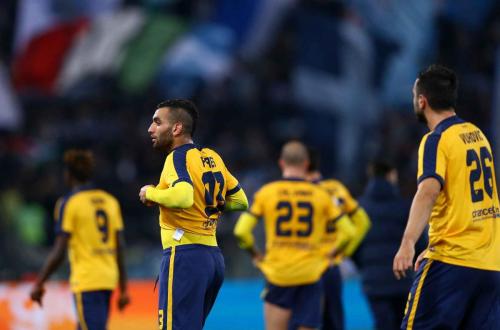 LAZIO-VERONA 19-02-2018 DELUSIONE FINE PARTITA FARES. SILPRESS