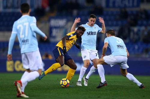 LAZIO-VERONA 19-02-2018 KEAN E MARUSIC. SILPRESS