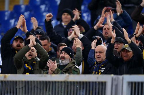LAZIO-VERONA 19-02-2018 TIFOSI DEL VERONA. SILPRESS