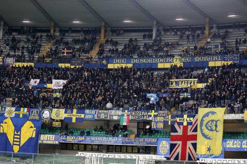 HELLAS  VERONA  /  BOLOGNA  20 -11- 2017 CAMPIONATO SERIE A TIM 2017 -18 SILVER PRESS  PH ALBERTO MARIANI . NELLA FOTO -  TIFOSI HELLAS VERONA