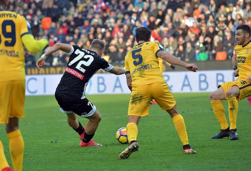 UDINESE-VERONA 23-12-2017 BARAK ANTONINI. SILPRESS