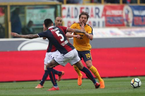 BOLOGNA-VERONA 15-04-2018 ALESSIO CERCI E PULGAR. SILPRESS/ALBERTO MARIANI