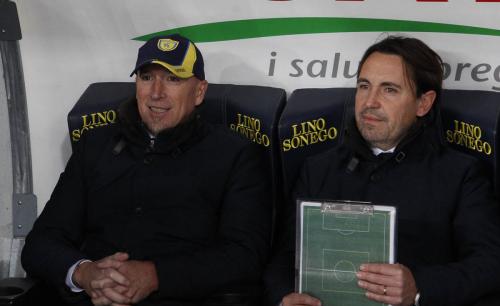 VERONA, ITALIA 29 NOVEMBRE 2017, STADIO MARC'ANTONIO BENTEGODI, IV° TURNO ELIMINATORIO DI TIM CUP 2017/2018, INCONTRO TRA LE SQUADRE DEL CHIEVO VERONA E DELL'HELLAS VERONA, NELLA FOTO: MISTER MARAN