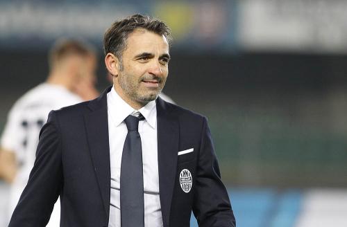 VERONA, ITALIA 29 NOVEMBRE 2017, STADIO MARC'ANTONIO BENTEGODI, IV° TURNO ELIMINATORIO DI TIM CUP 2017/2018, INCONTRO TRA LE SQUADRE DEL CHIEVO VERONA E DELL'HELLAS VERONA, NELLA FOTO: MISTER PECCHIA