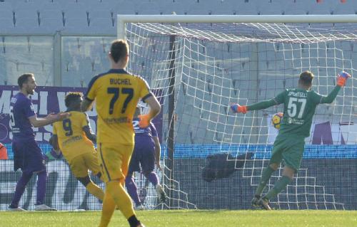 FIORENTINA-VERONA 28-01-18. IL GOL DI MOISE KEAN  .SILPRESS