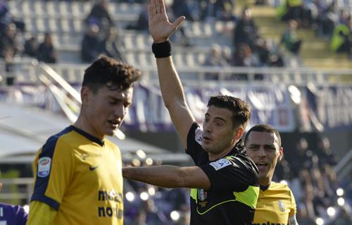 FIORENTINA-VERONA 28-01-18. ARBITRO GAVILLUCCI  .SILPRESS
