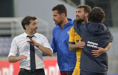 FIORENTINA-VERONA 28-01-18. FABIO PECCHIA A FINE GARA  .SILPRESS