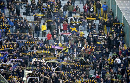FIORENTINA-VERONA 28-01-18. TIFOSI DEL VERONA  .SILPRESS