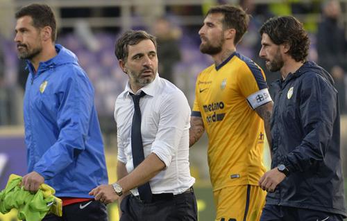 FIORENTINA-VERONA 28-01-18. FABIO PECCHIA A FINE GARA  .SILPRESS